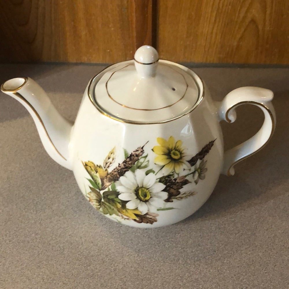 Vintage Ellgreave ironstone teapot